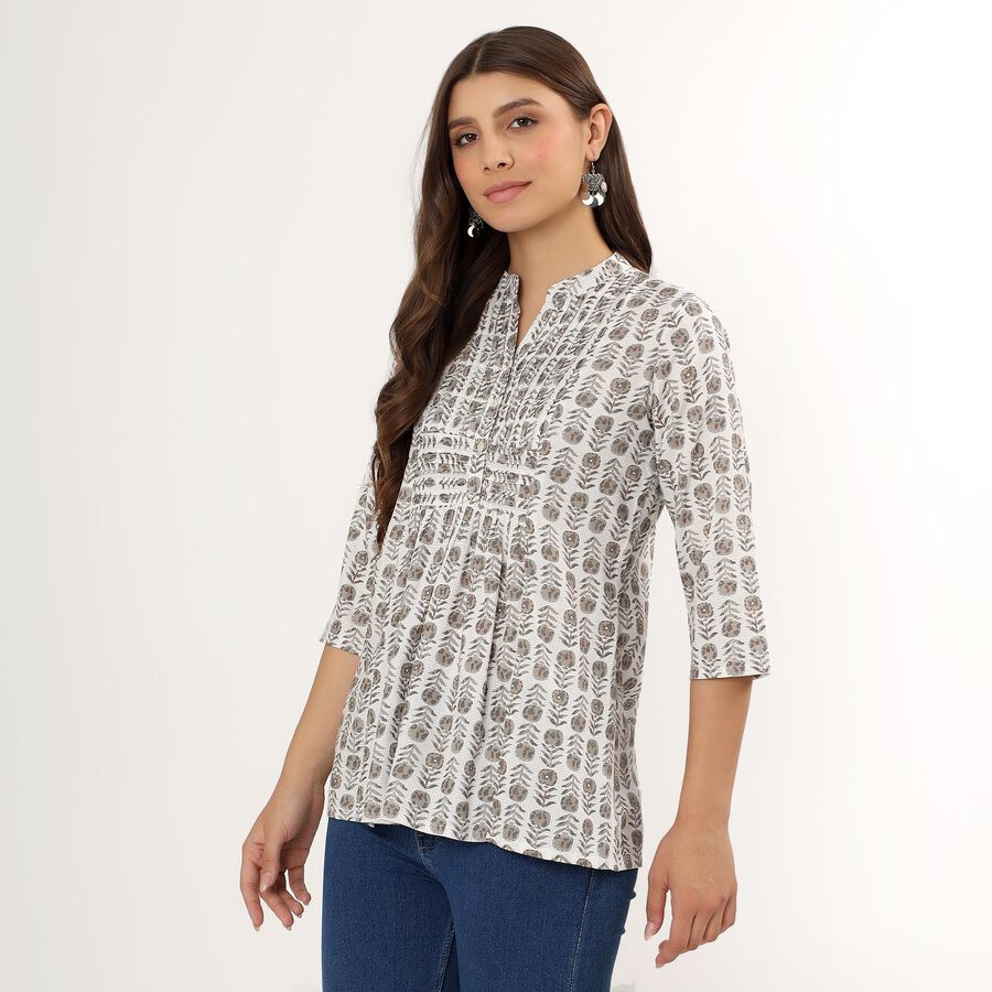 Ladies' Kurta , Off White, large image number null