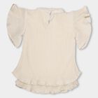 Girls' T-Shirt , ऑफ व्हाइट, small image number null
