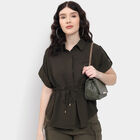 Ladies' Shirt, ओलिव, small