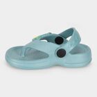 Boys' Teal Back Strap Thong Sandals, टील ब्लू, small