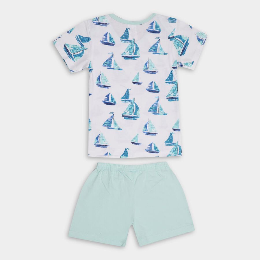 Infants' 100% Cotton Baba Suit, Light Blue, large image number null