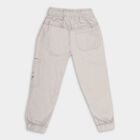 Boys' 100% Cotton Trousers, हल्का ग्रे, small image number null