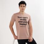 Men's Round Neck Half Sleeves T-Shirt , Light Pink, small image number null