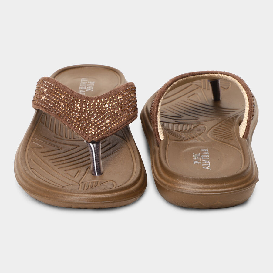 Ladies' Sandal, भूरा, large image number null