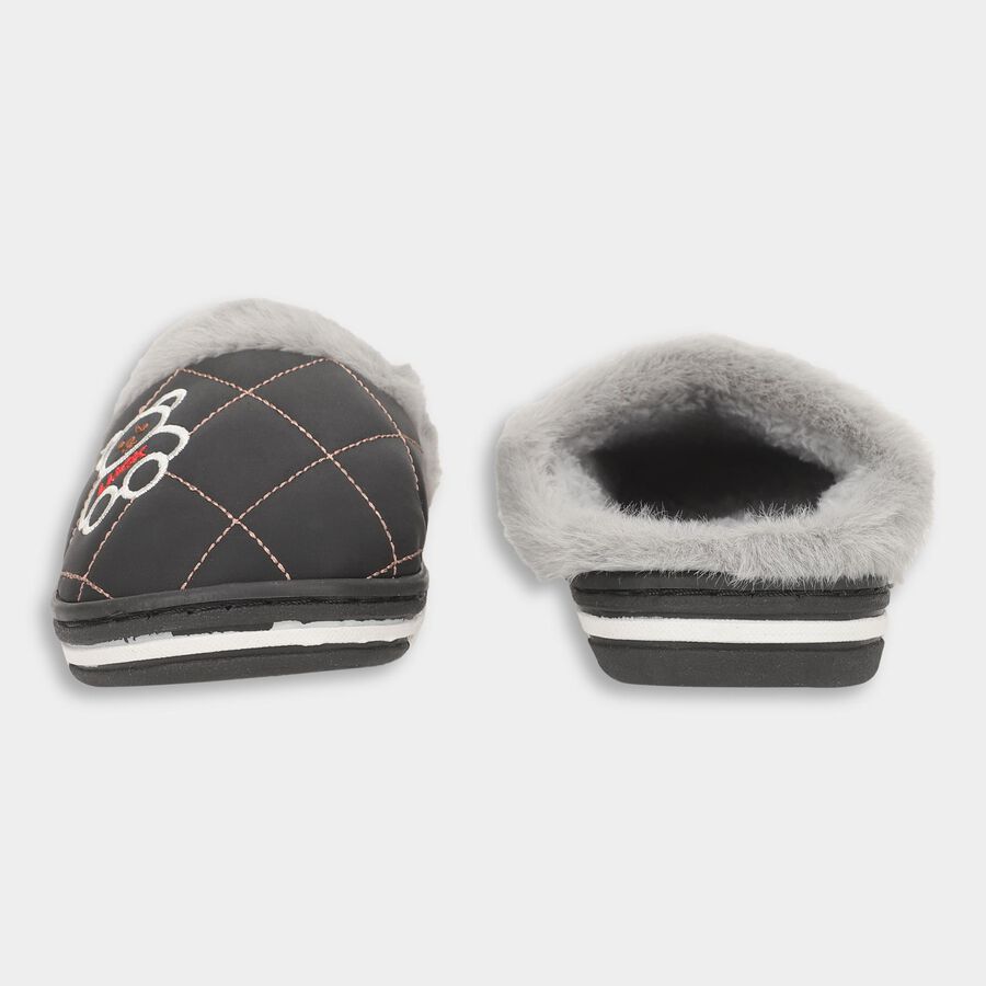 Kids' Winter Slipper, Black, large image number null