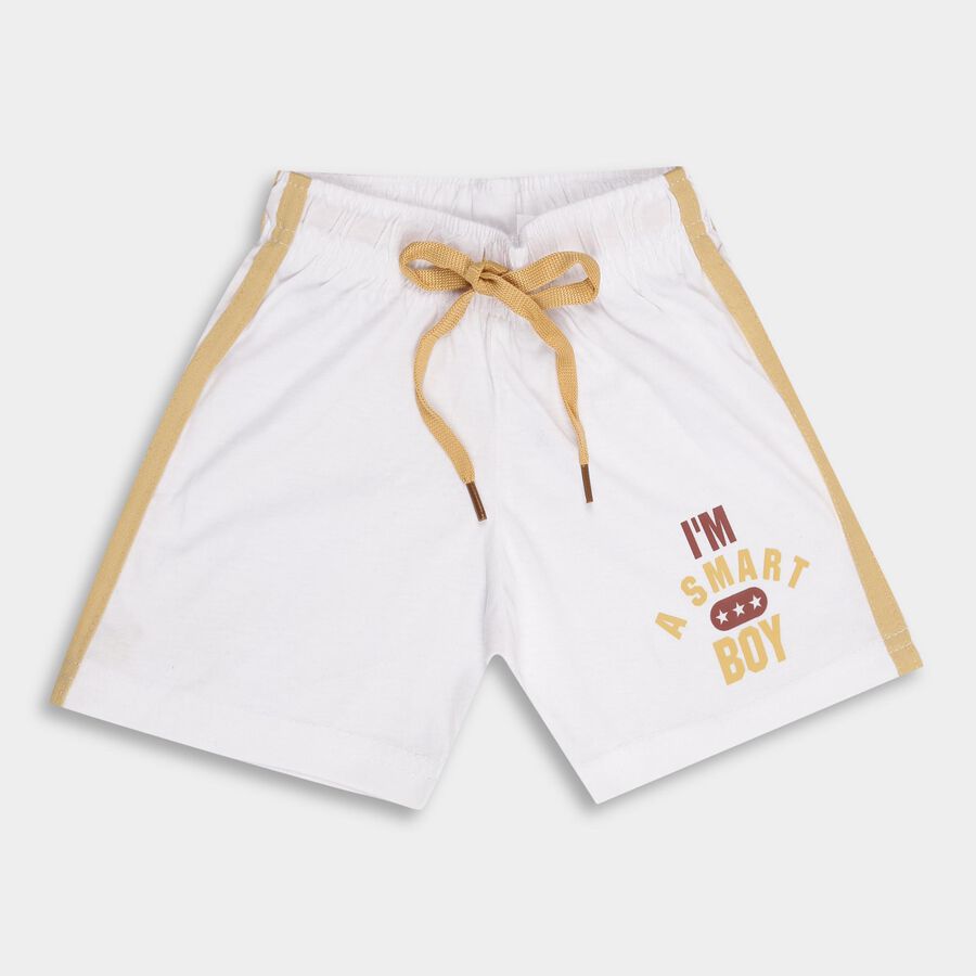 Boys' Bermudas, Off White, large image number null