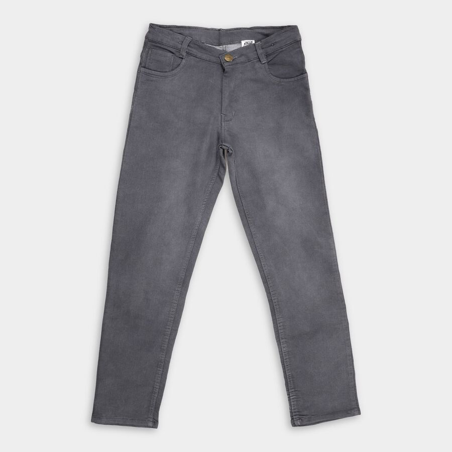 Boys' Jeans, हल्का ग्रे, large image number null
