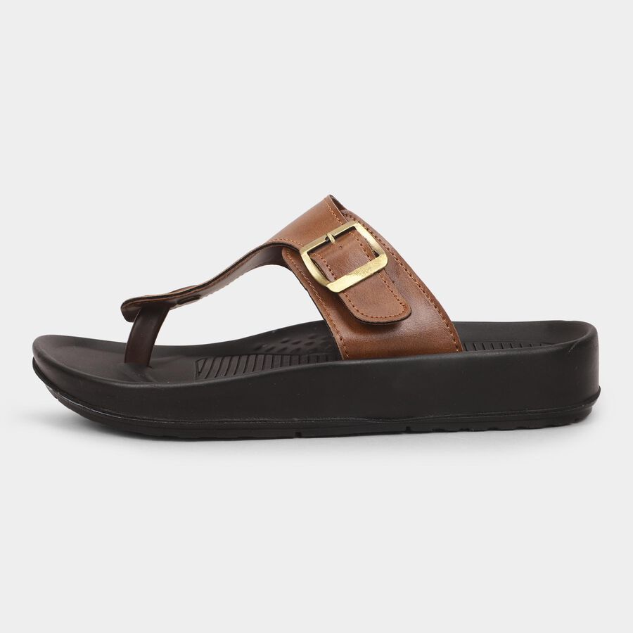 Men's Sandal, भूरा, large image number null