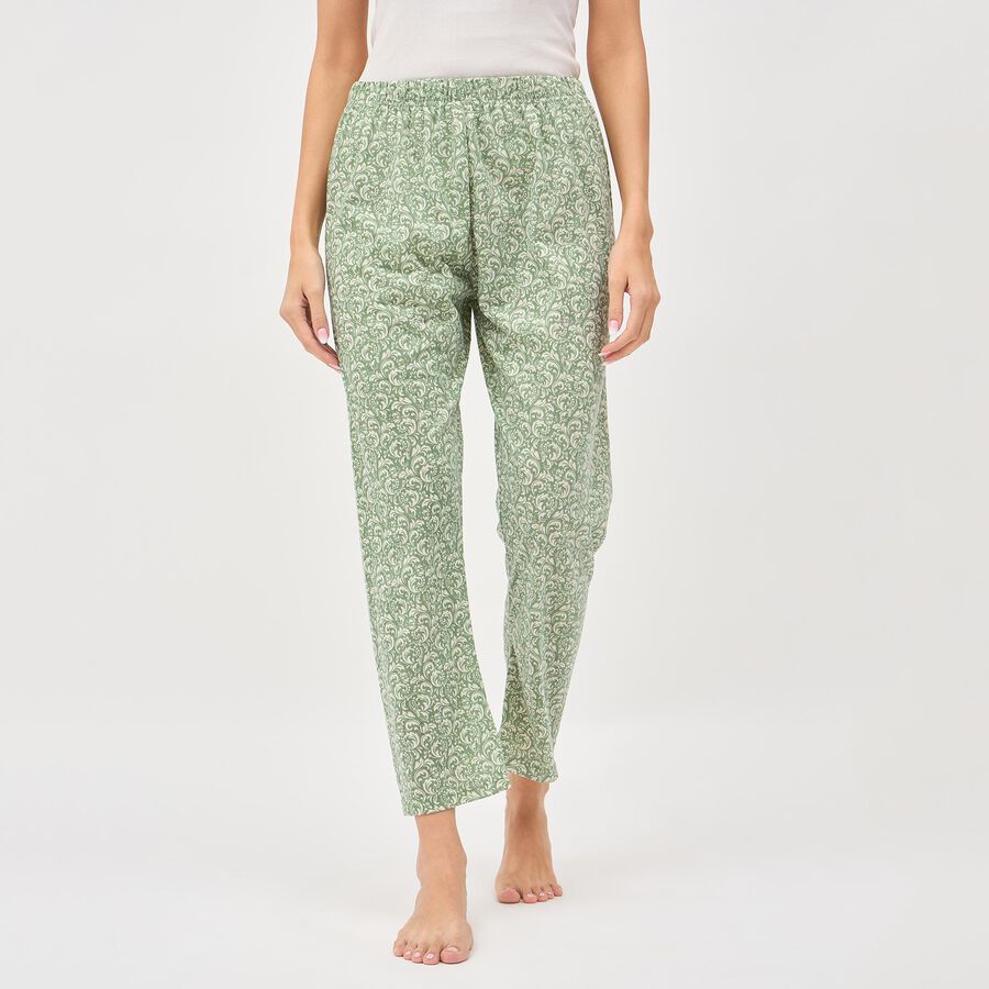 Ladies' Full Length Pyjama, हल्का हरा, large image number null