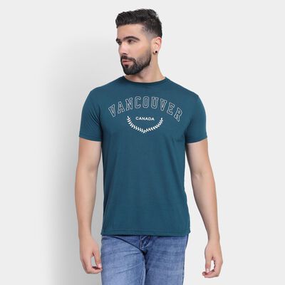 Men's Round Neck Half Sleeves T-Shirt 