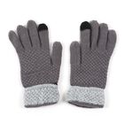 Men's Gloves, मिश्रित मध्यम ग्रे, small