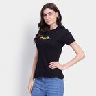 Ladies' Round Neck T-Shirt, Black, small image number null