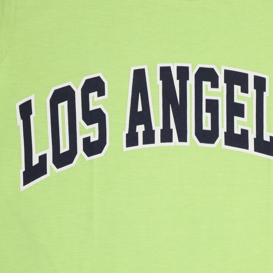 Boys' Half Sleeves T-Shirt , Light Green, large image number null