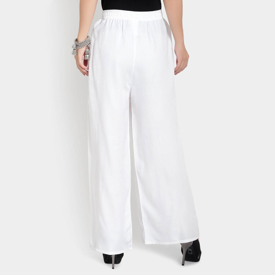 Solid Palazzo, White, large image number null