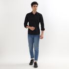 Men's 100% Cotton Casual Shirt , काला, small image number null