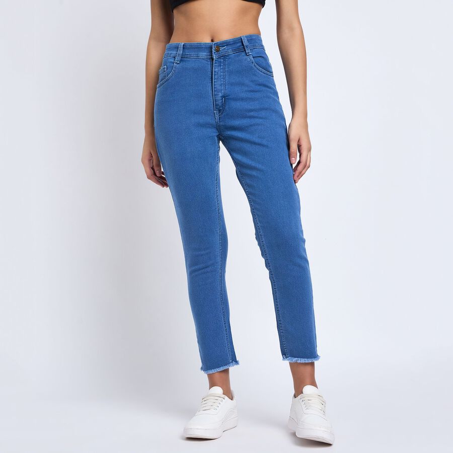 Ladies' Jeans, Mid Blue, large image number null