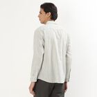 Men's Muted Olive Green Classic Collar Casual Shirt, ओलिव, small