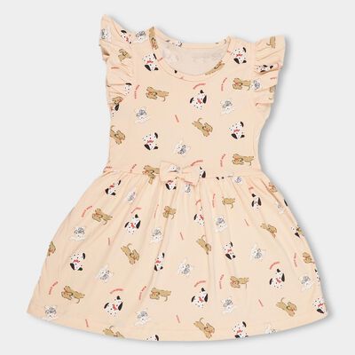 Girls' 100% Cotton Frock 