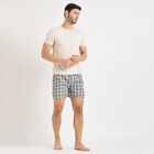 Men's Boxers, गहरा ग्रे, small