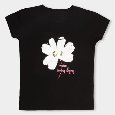 Girls' 100% Cotton T-Shirt 