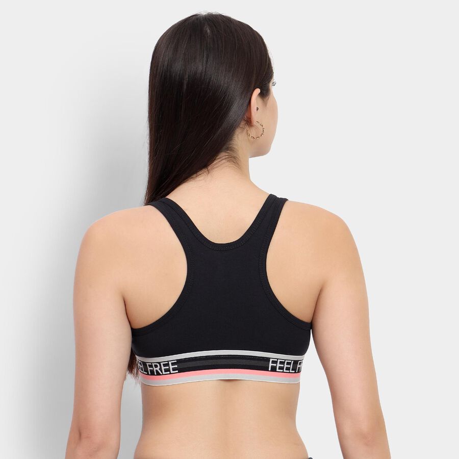 Ladies' Bra , काला, large image number null