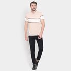 Men's Collared Half Sleeves T-Shirt , Beige, small image number null
