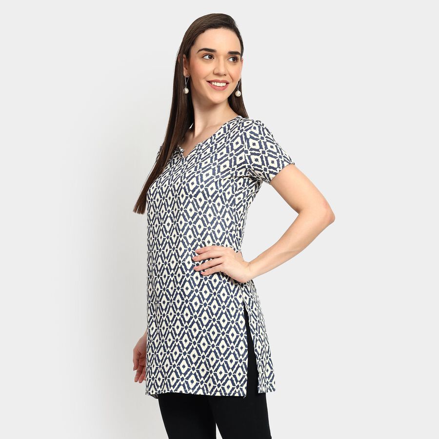 Ladies' Kurta, Dark Blue, large image number null