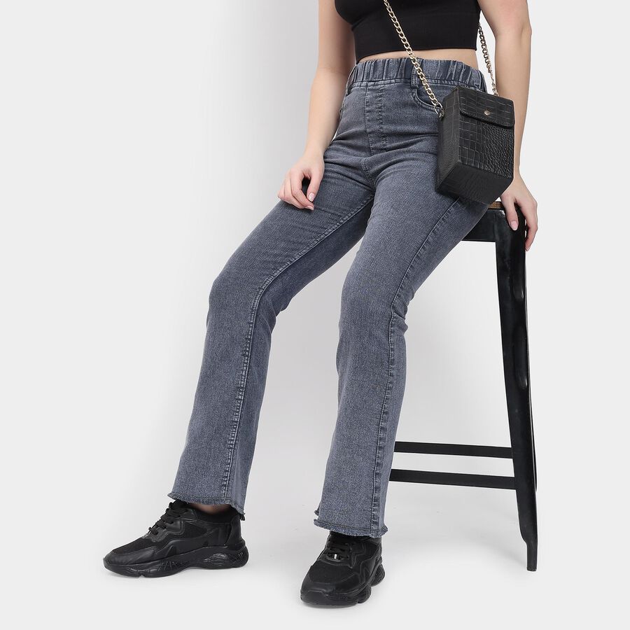 Ladies' Jeans , Dark Grey, large image number null