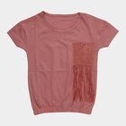 Girls' T-Shirt, हल्का गुलाबी, small
