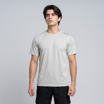Men's Grey Round Neck Regular Drifit T-Shirt