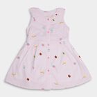 Girls' 100% Cotton Frock , हल्का गुलाबी, small image number null