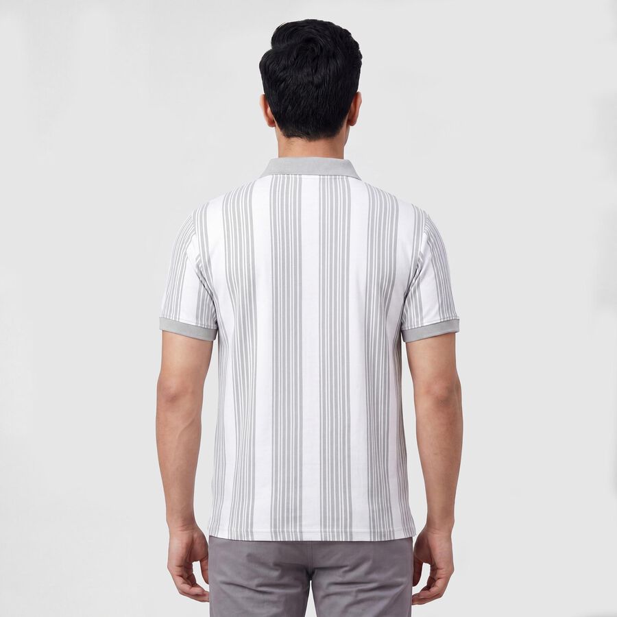 Men's Light Grey Casual Shirt, Light Grey, large