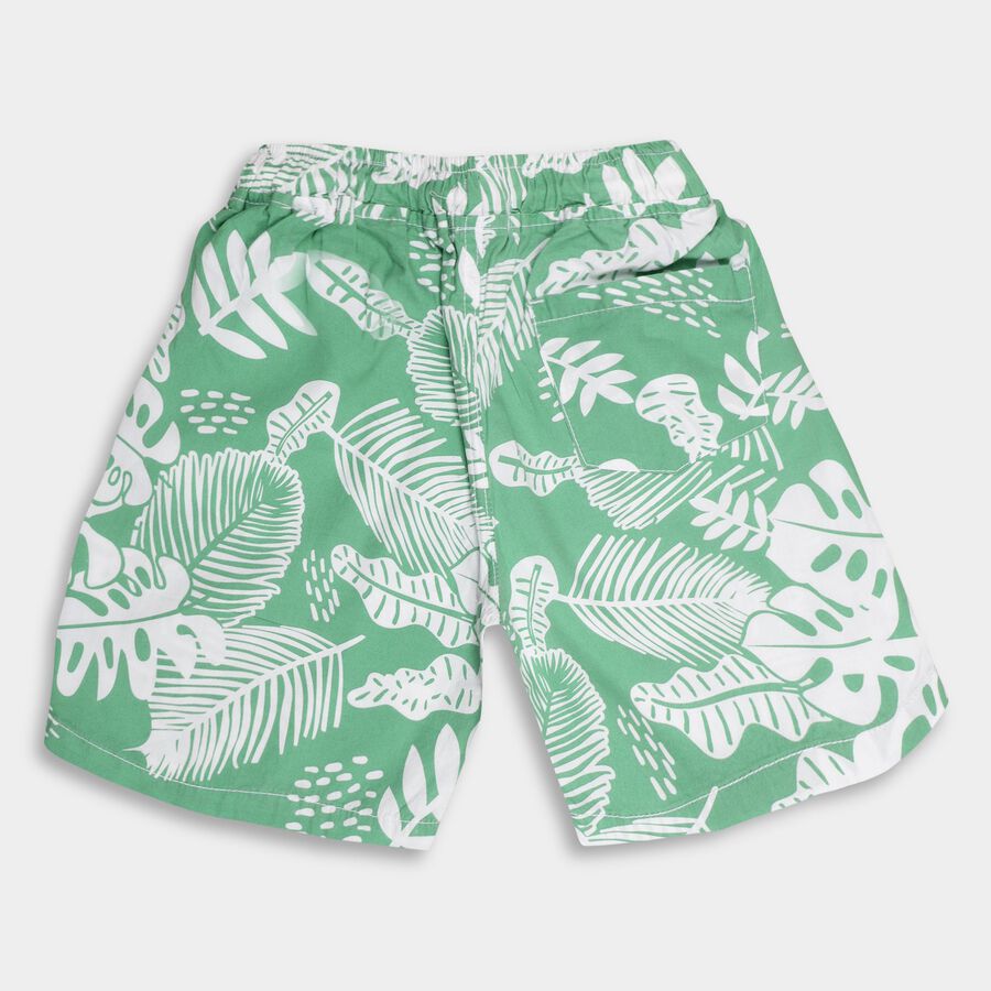 Boys' 100% Cotton Jamaicans, हल्का हरा, large image number null