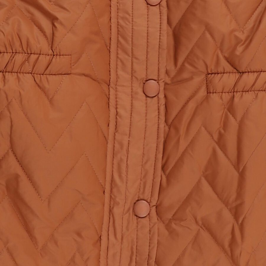 Girls' Jacket, भूरा, large image number null