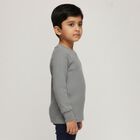 Boys Muted Charcoal Grey Thermal, मिश्रित हल्का ग्रे, small image number null