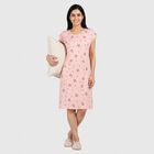 Women Light Pink Nighty, हल्का गुलाबी, small