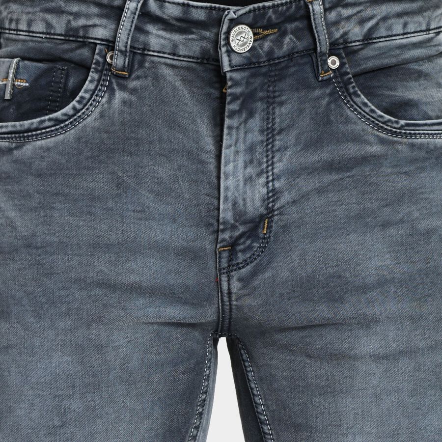 Men's Skinny Jeans, Dark Grey, large image number null