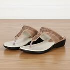 Ladies' Sandal, गहरा पीला, small