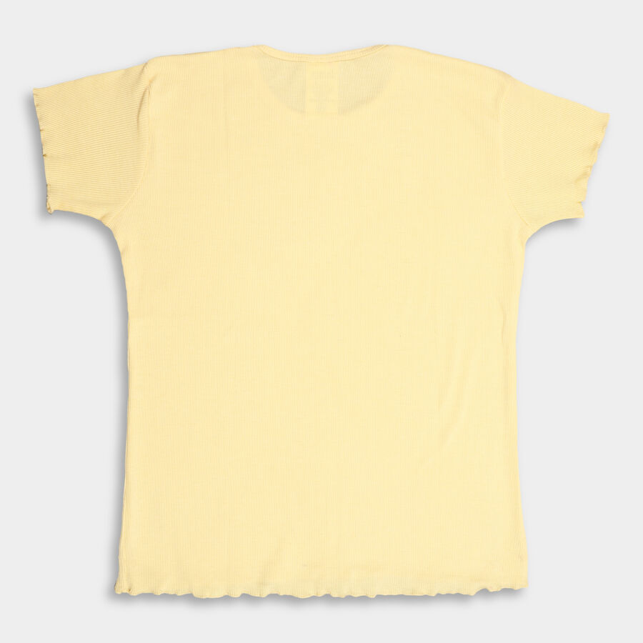 Girls' T-Shirt, Yellow, large image number null