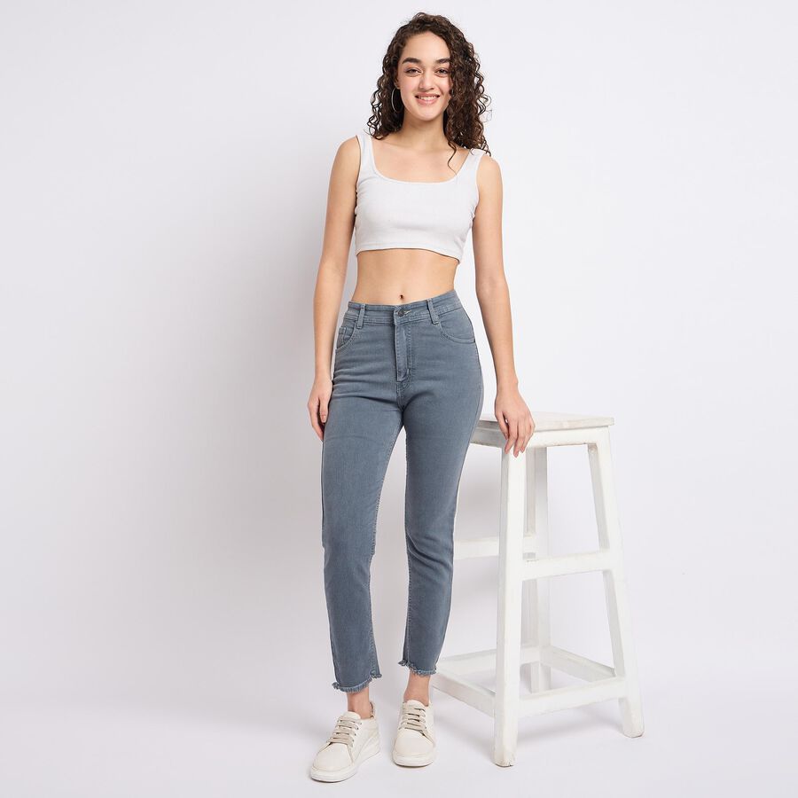 Ladies' Jeans , Light Grey, large image number null