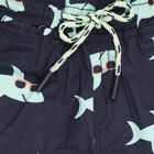 Boys' 100% Cotton Bermudas , Navy Blue, small image number null
