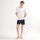 Men's Navy Blue Outer Elastic Printed Boxers, Navy Blue, small image number null