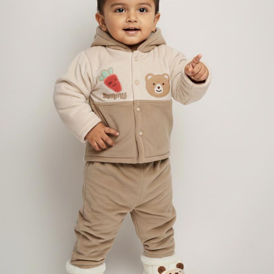 Infants' Baba Suit, Brown, large image number null