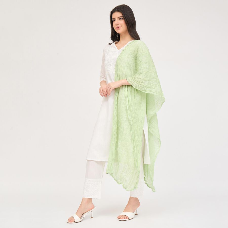 Ladies' Regular Dupatta, Light Green, large image number null