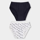 Girls' 100% Cotton V-Cut Panty , Navy Blue, small image number null