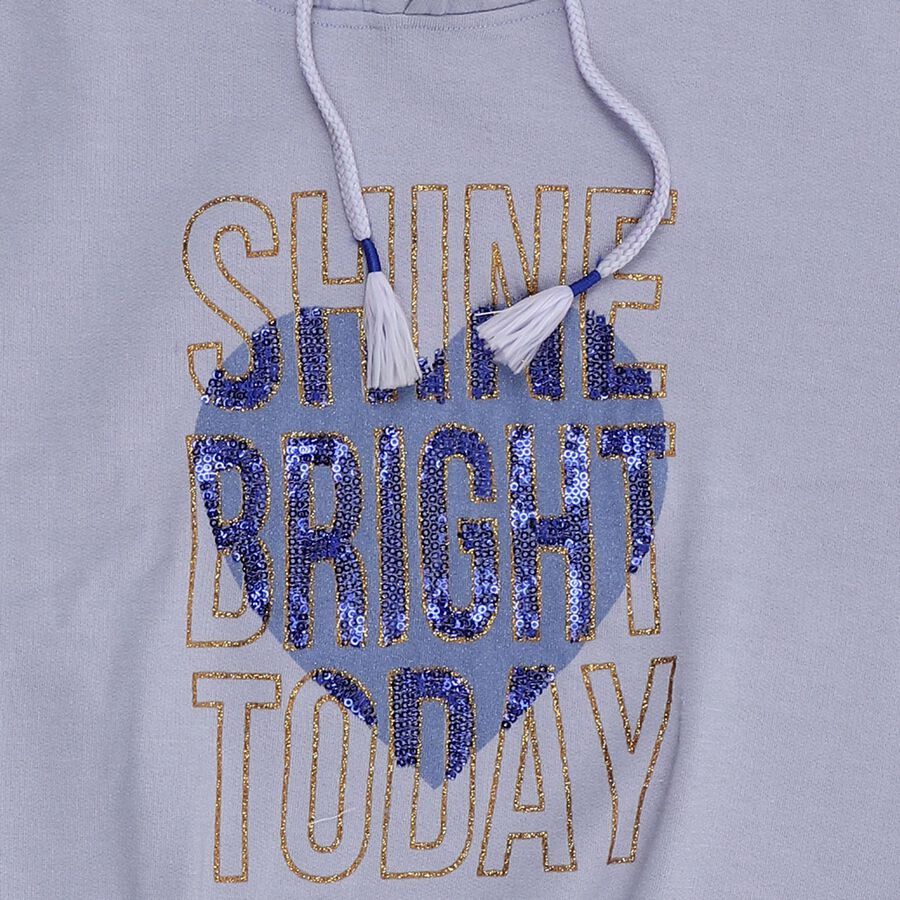 Girls' Sweatshirt, Light Blue, large image number null