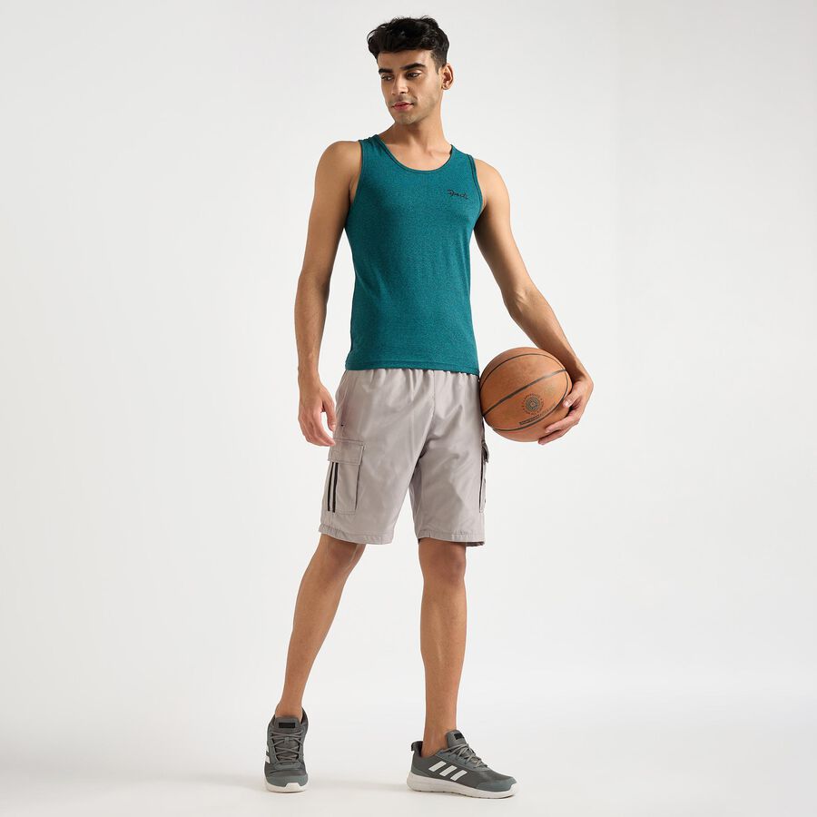 Men's Gym T-Shirt , टील ब्लू, large image number null