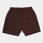 Infants Cotton Solid Half Pant, Brown, small image number null