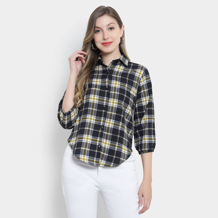 All Over Print Shirt, काला, large image number null