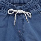 Boys' Muted Steel Blue Regular Fit Elastic Waist Jeans, हल्का नीला, small image number null